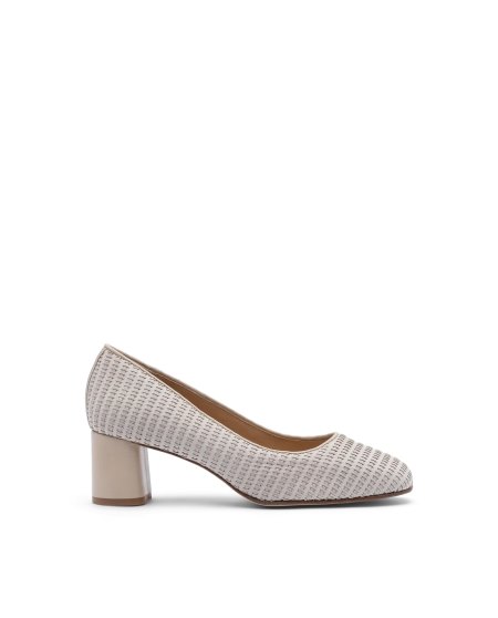 Pantofi Cu Toc Lottusse Nicole Dama Albi | SS01191-002