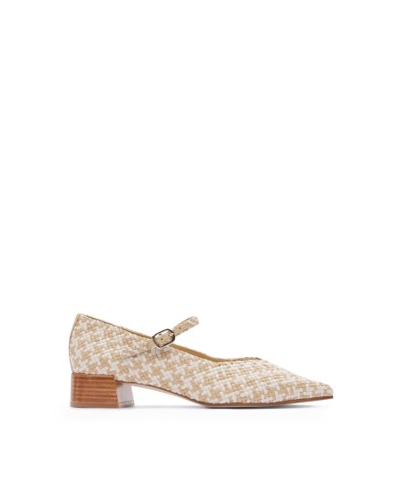 Pantofi Cu Toc Lottusse Summer Dama Albi | SS01467-007